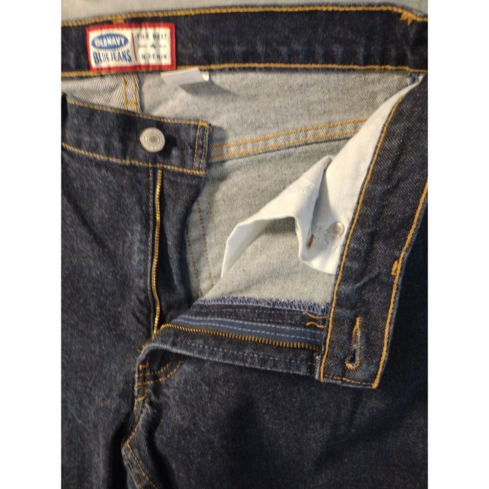 Vtg Old Navy Jeans Womens 8 Ankle Dark Wash High Waist Retro Y2K Casual American - Picture 7 of 12